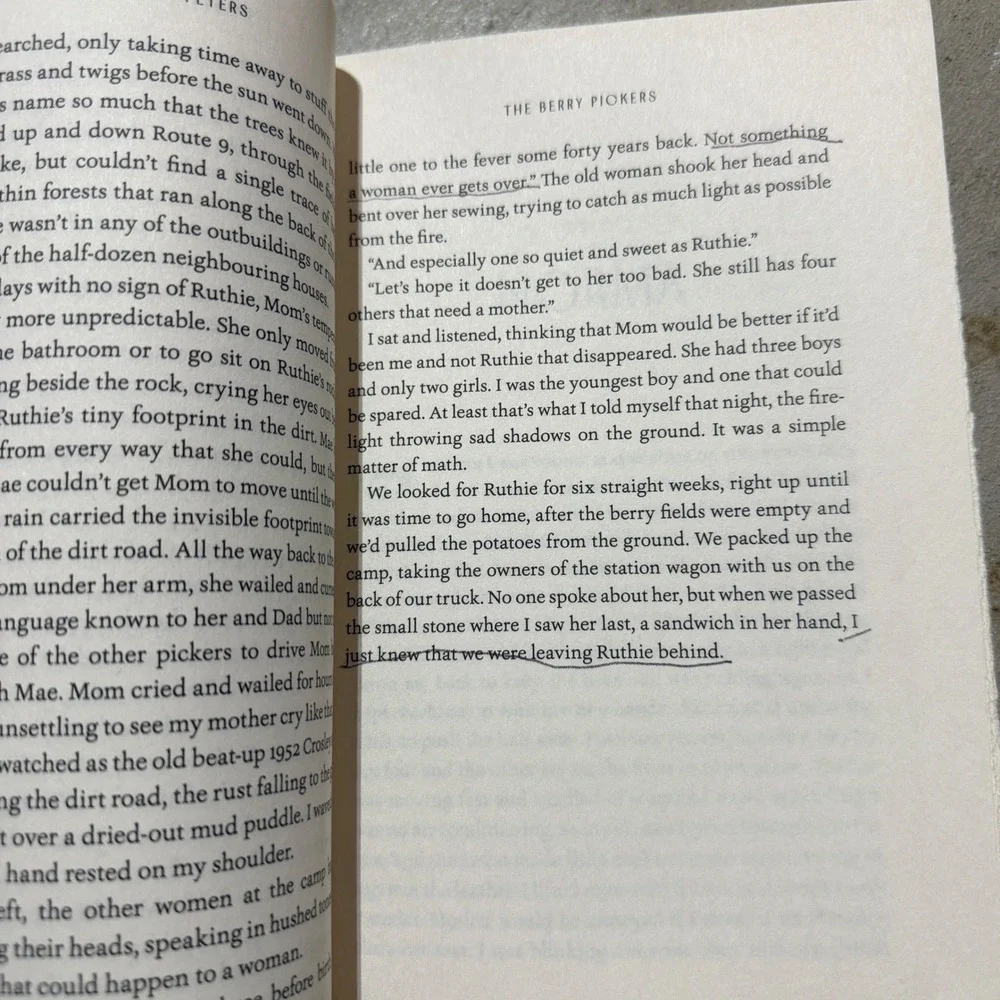 The Berry Pickers Amanda Peters Barnes & Noble Exclusive Deckled Edge Paperback